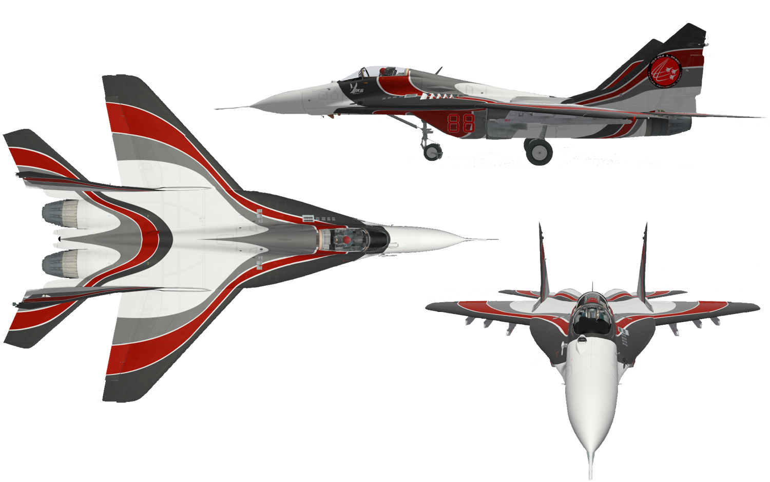 VAT Skyline MiG-29S Technical Characteristics